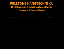 Tablet Screenshot of fulltone.hu